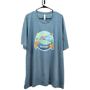"Florida Approved" Turtle Tee - Heather Blue
