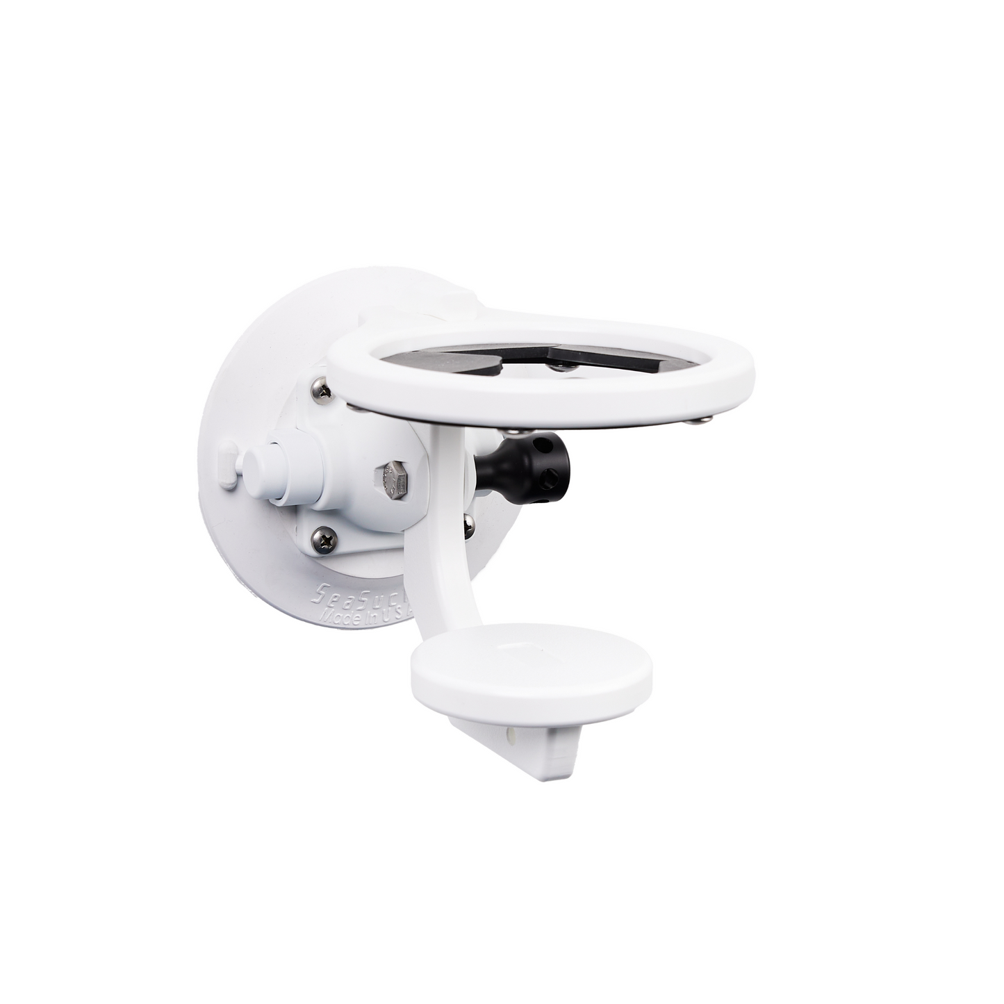 A white Universal 1-Cup Holder in White from SeaSucker.