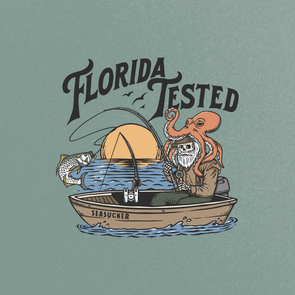 Florida Tested "Salty Angler" Graphic Tee