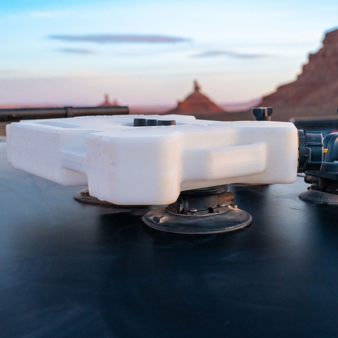 image--mount + hardware | SeaSucker RotopaX Tank Holder mounted to truck bed cover