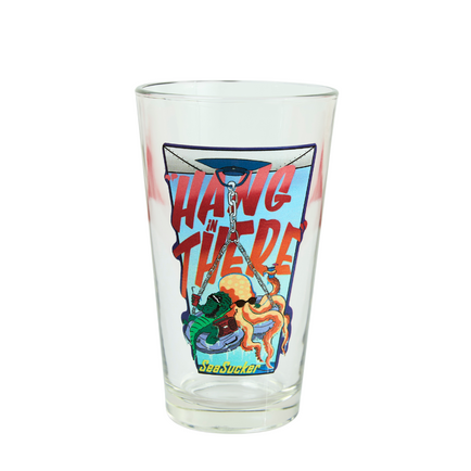 SeaSucker "Hang in There" 16oz Pint Glass