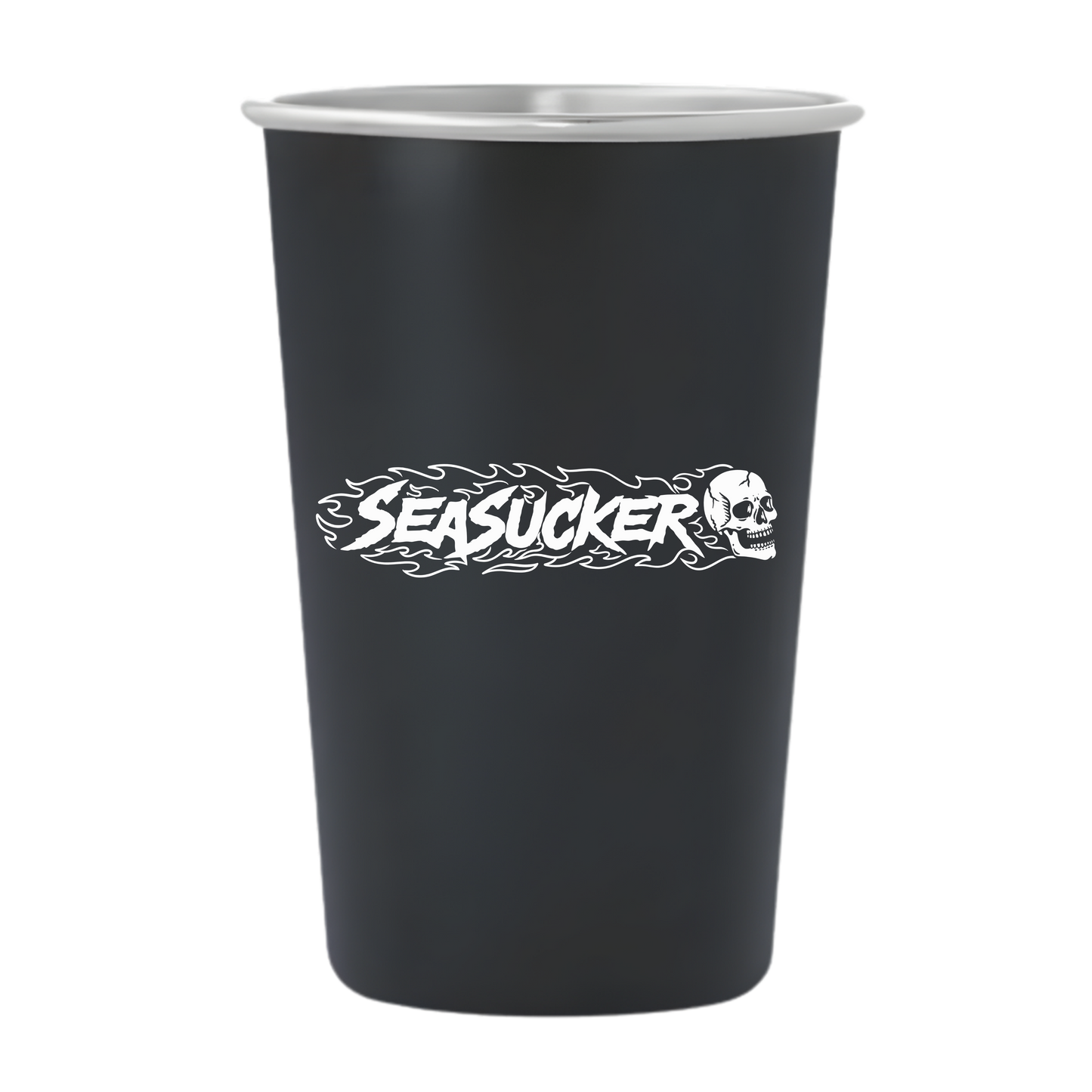 "Flaming" Stainless Pint Glass