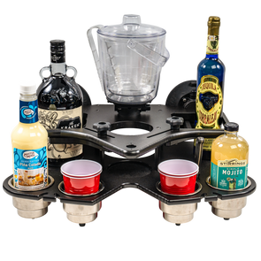 Barge de fête à deux étages : bar portable