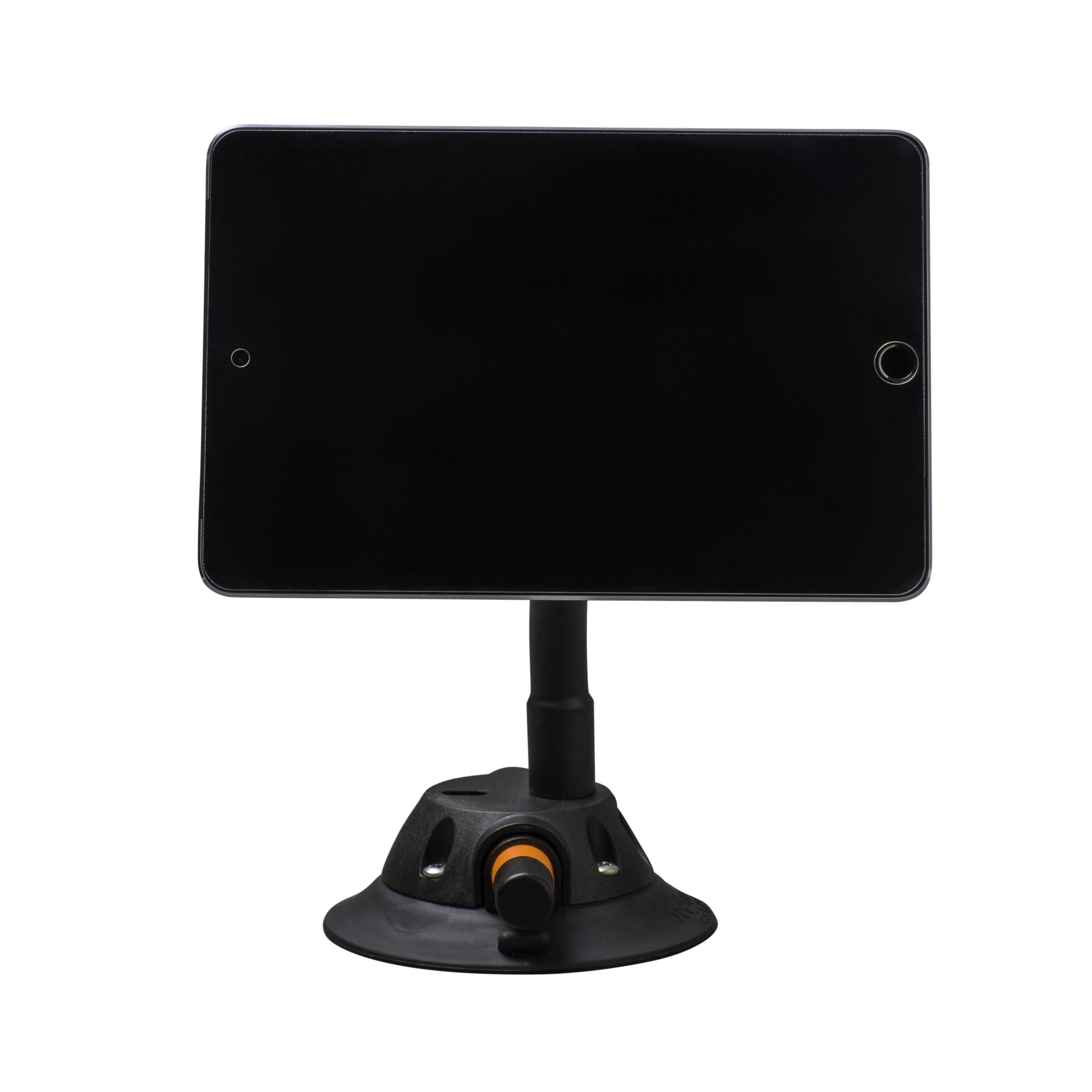 Heavy Duty Drill Base Tablet Holder Car Mount Dashboard, for Ipad