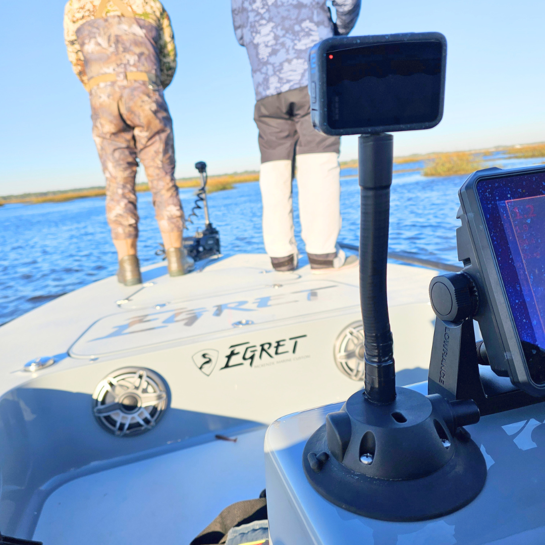 image--all | Action Camera Flex Mount lifestyle photo on the boat with fisherman