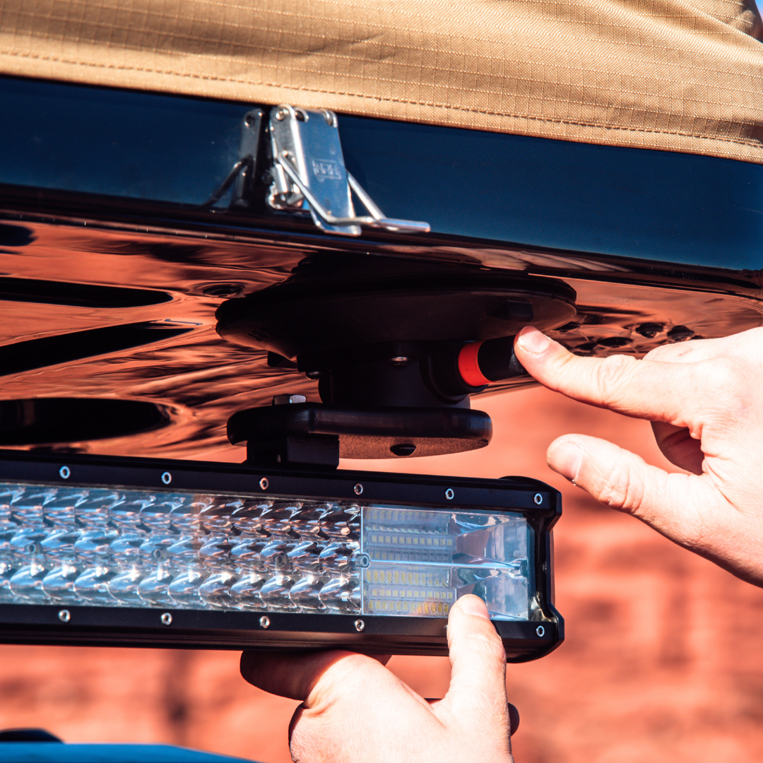All | Light Bar Mount - Ridge Ready mounted to truck tent