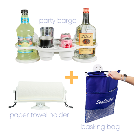 image--Sloppy Edition (add a Paper Towel Holder)--Basking Bag - Premium/White