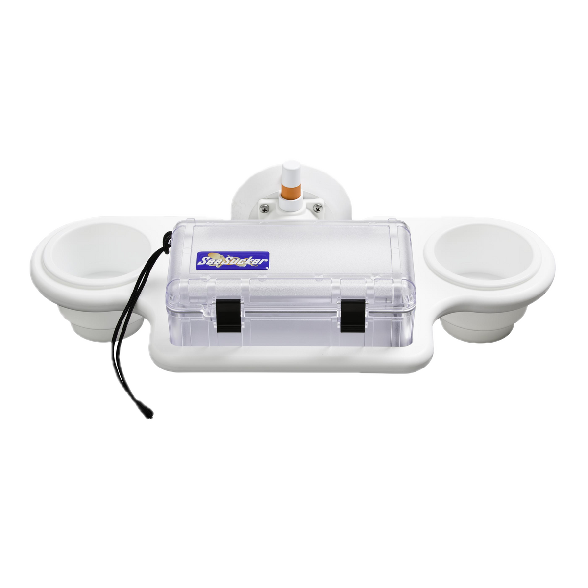 Porte-gobelet pour 2 tasses avec grande boîte sèche