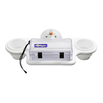 2-Cup Holder w/ Large Dry Box