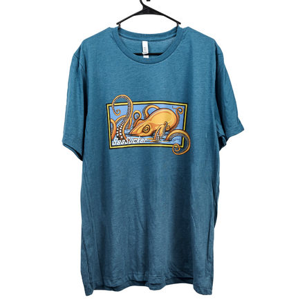 "What's Kraken" Tee - Deep Teal