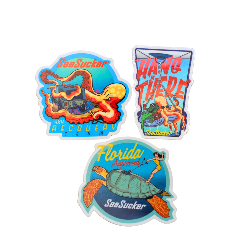 SeaSucker Neon "Retro" Sticker Pack