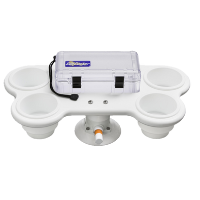 4-Cup Holder w/ Large Dry Box