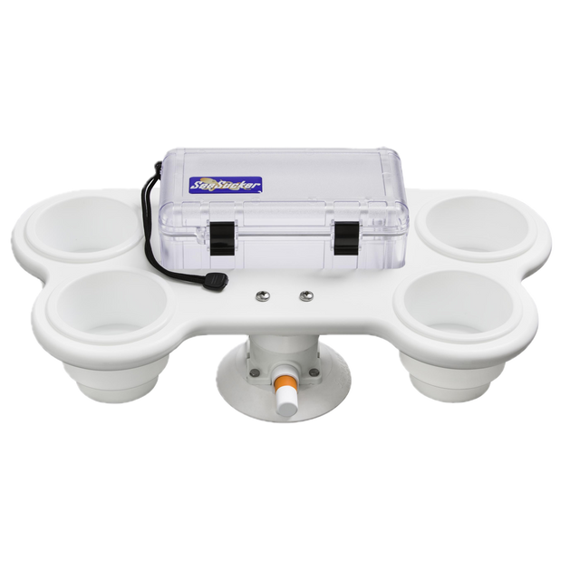 4-Cup Holder w/ Large Dry Box