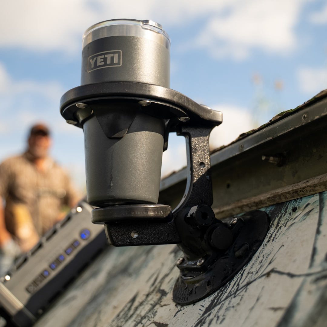 Universal 1-Cup Holder holding a YETI drink