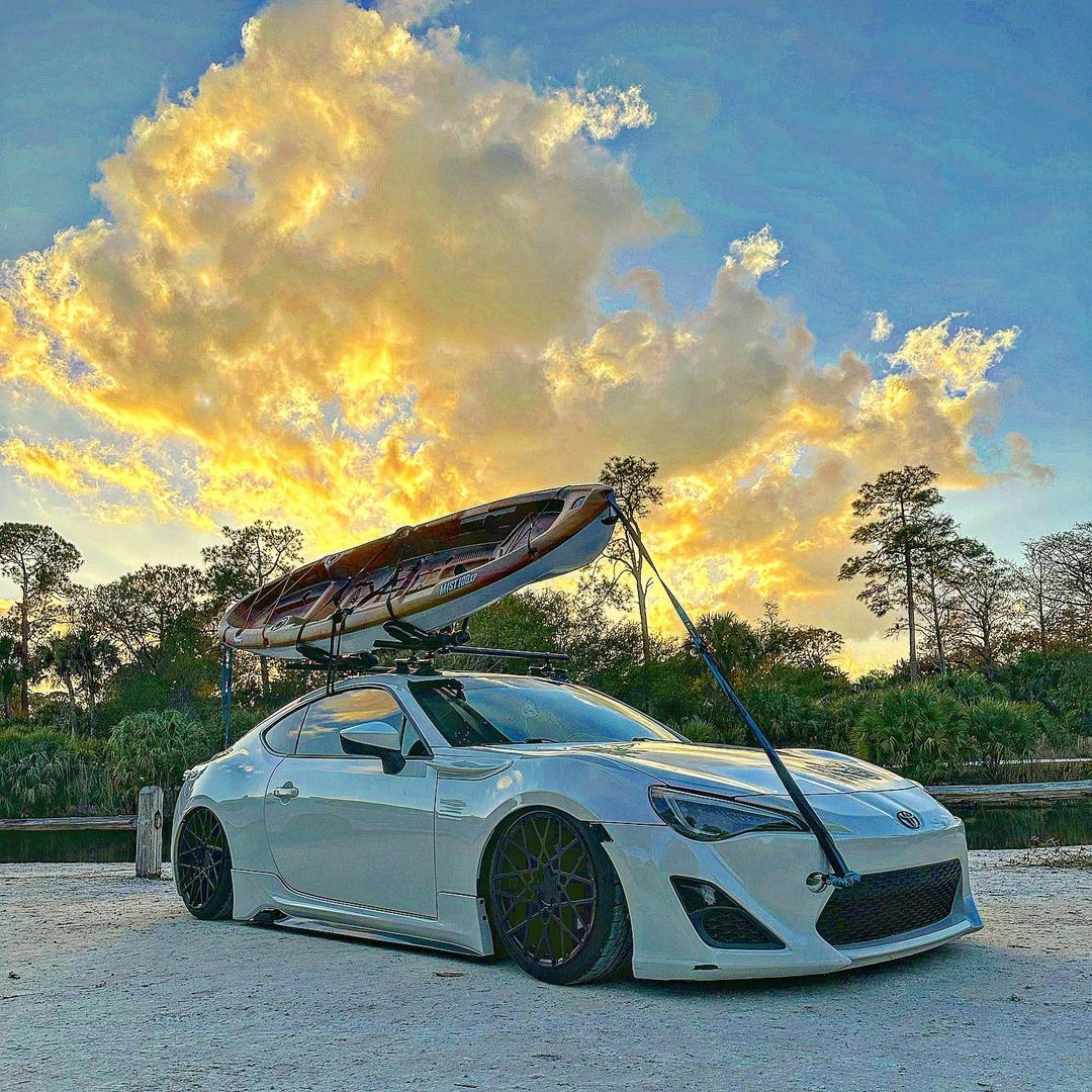 All | SeaSucker Monkey Bars with Kayak on Roof of Supra