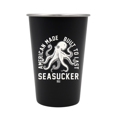 "Built to Last" Stainless Pint Glass