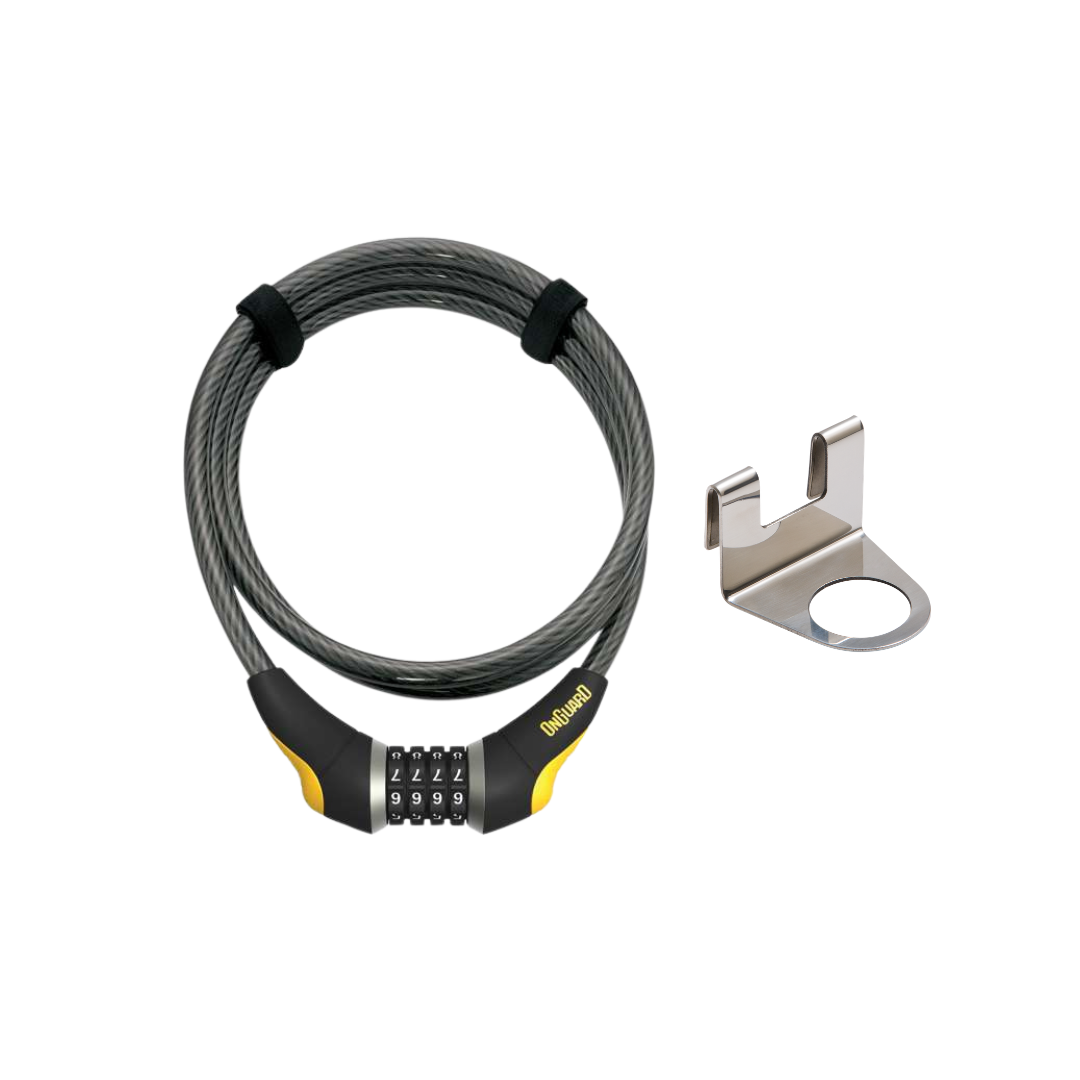 image--Cable Anchor Window/Lock Combo - Combination (6' Cable Lock)