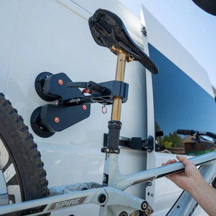 Connect Air mounted on the side of an RV