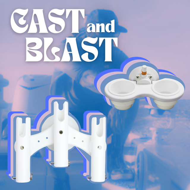 Cast and Blast : Rod + Cup Holder Kit