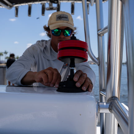 Support de leader à montage sur bobine