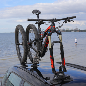 image--all | Flight Deck - Front Wheel Holder Upgrade studio photo with bike wheel mounted