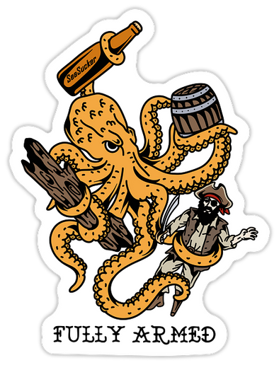 "Fully Armed" Sticker