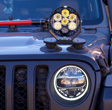 HD Auxiliary Light Mount with SeaSucker Vacuum Mount