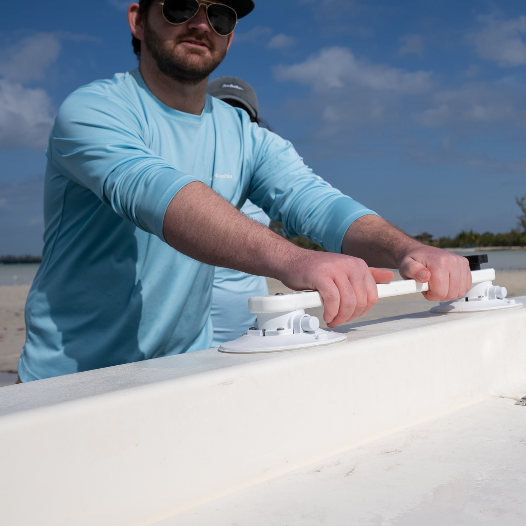SeaSucker Heavy-Duty Handle adjustable white variant lifestyle photo