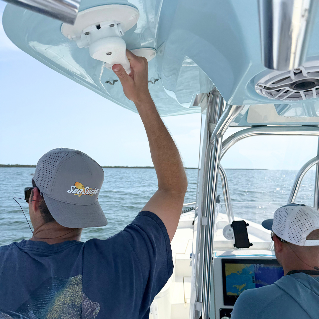 image--white | SeaSucker Heavy-Duty Handle mounted underneath t-top