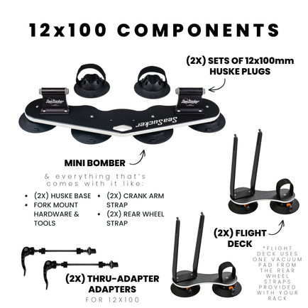 Thru-Axle Deluxe Kit - Two Bikes