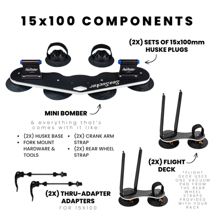 Thru-Axle Deluxe Kit - Two Bikes