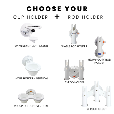 Cast and Blast : Rod + Cup Holder Kit