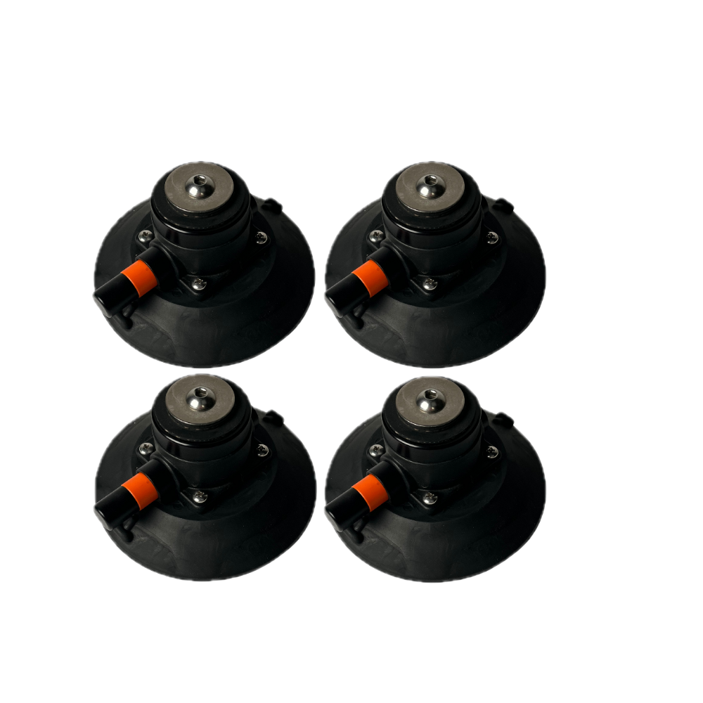 Case Mounting Kit - Standard studio photo of 6" mounts