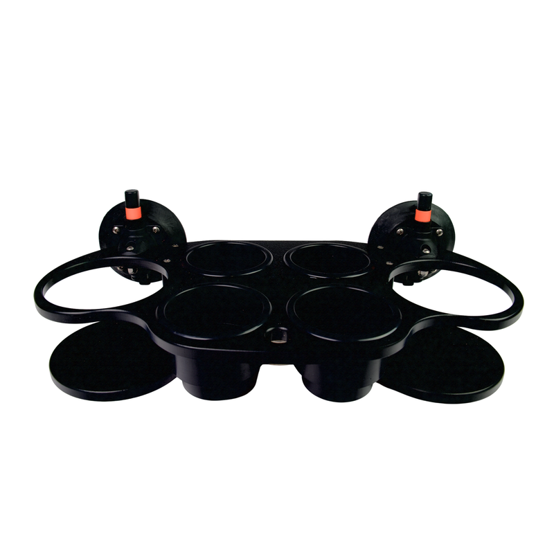 Party Barge - Vertical Mount black variant studio photo