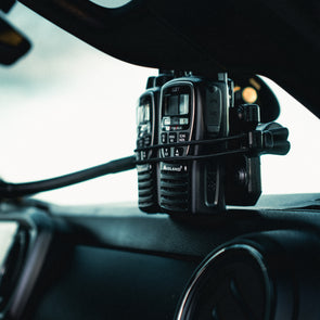 image--7" flex arm (black)--Dual Walkie Talkie Mount
