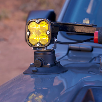 Standard Auxiliary Light Mount with SeaSucker LP Housing