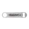 Metal bottle opener with 'SEASUCKER' logo on a white background