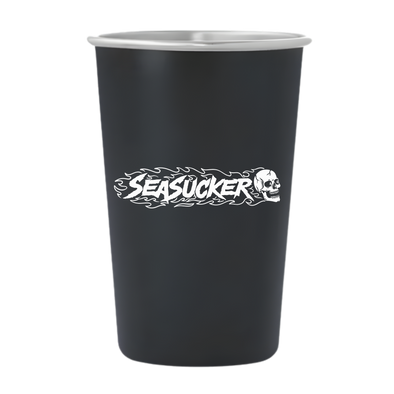 "Flaming" Stainless Pint Glass