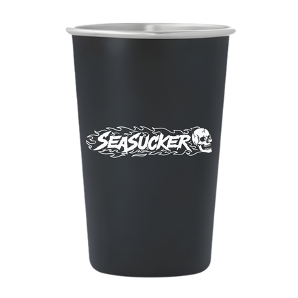 "Flaming" Stainless Pint Glass