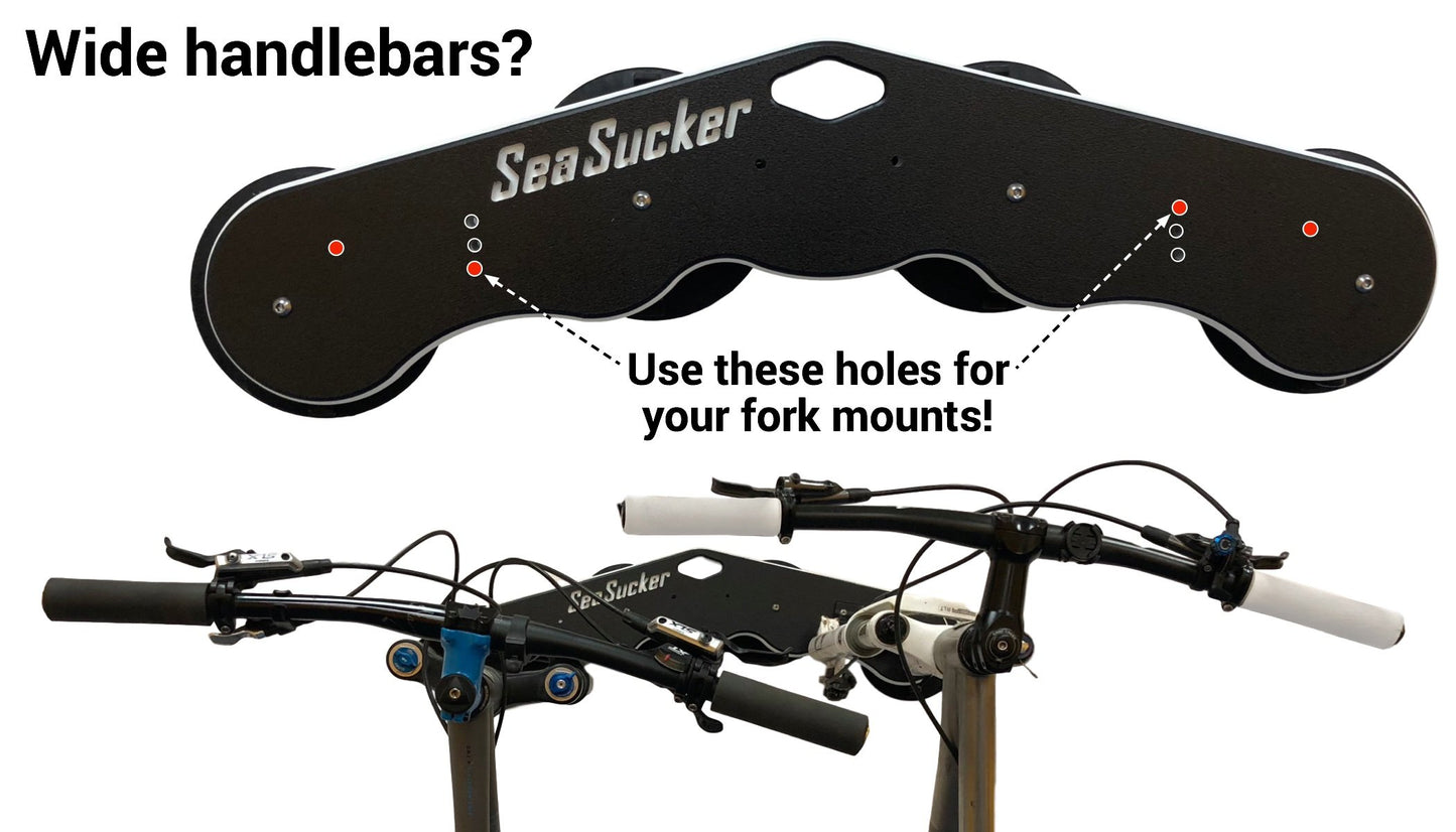 All | SeaSucker Mini Bomber Wide Handlebar Mounting Option