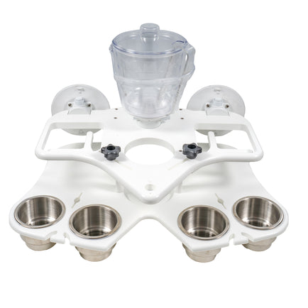 Barge de fête à deux étages : bar portable