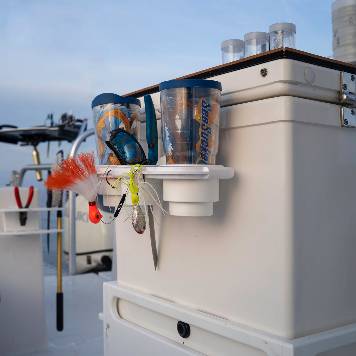 cooler fishing rod holder SeaSucker MC5307 Fisherman's Cup Holder