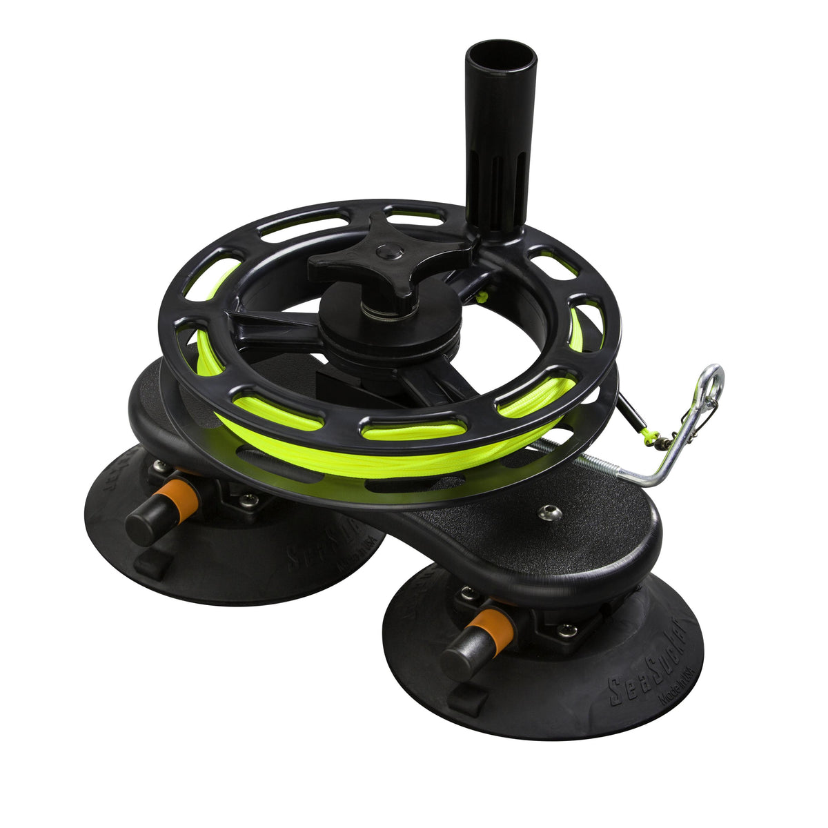 boat mounted fishing reels Reel-Up Cradle Options | Cisco or home Close Up Of Two Big